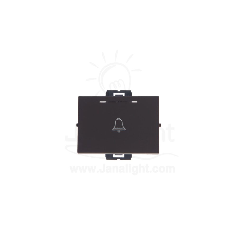 OSA زر جرس عريض بني 3 osa big bell switch dark brown